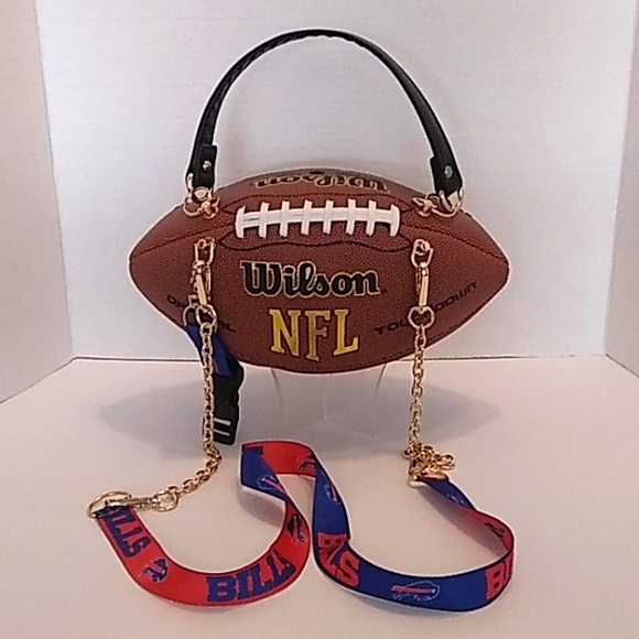 Handbags - HANDMADE Football Purse (BUFFALO BILLS) 🏈